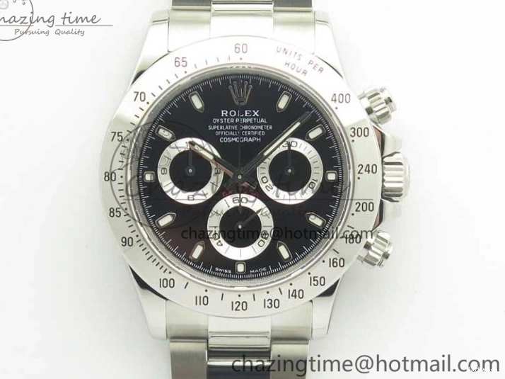904L Bracelet 1:1 Black Daytona Edition Noob Dial Case 116520 Best SS and SA4130 1219